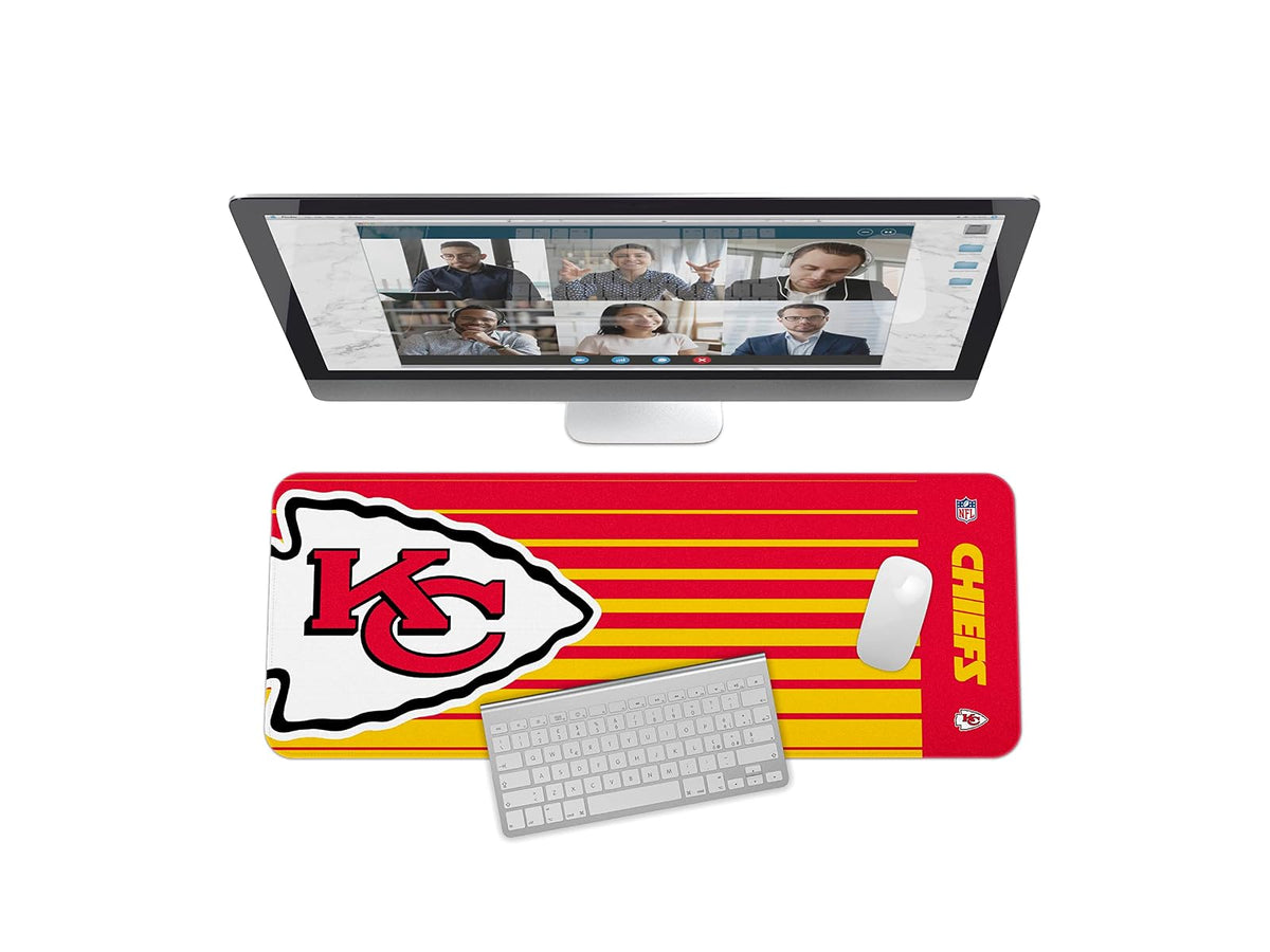 Soar NFL Almohadilla de Escritorio, Producto Oficial (Varios Equipos) - KANSAS CITY CHIEFS - Rojo, Blanco, Oro