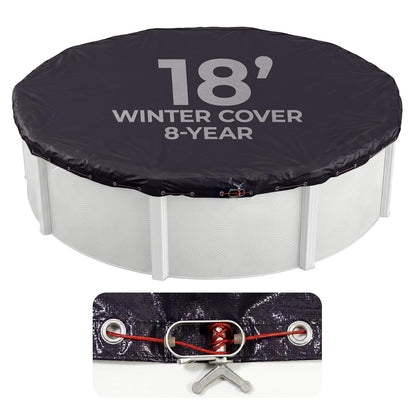 Blue Wave Dirt Defender Cubierta para Alberca Redonda de Invierno - 22' (Redonda) - Cover