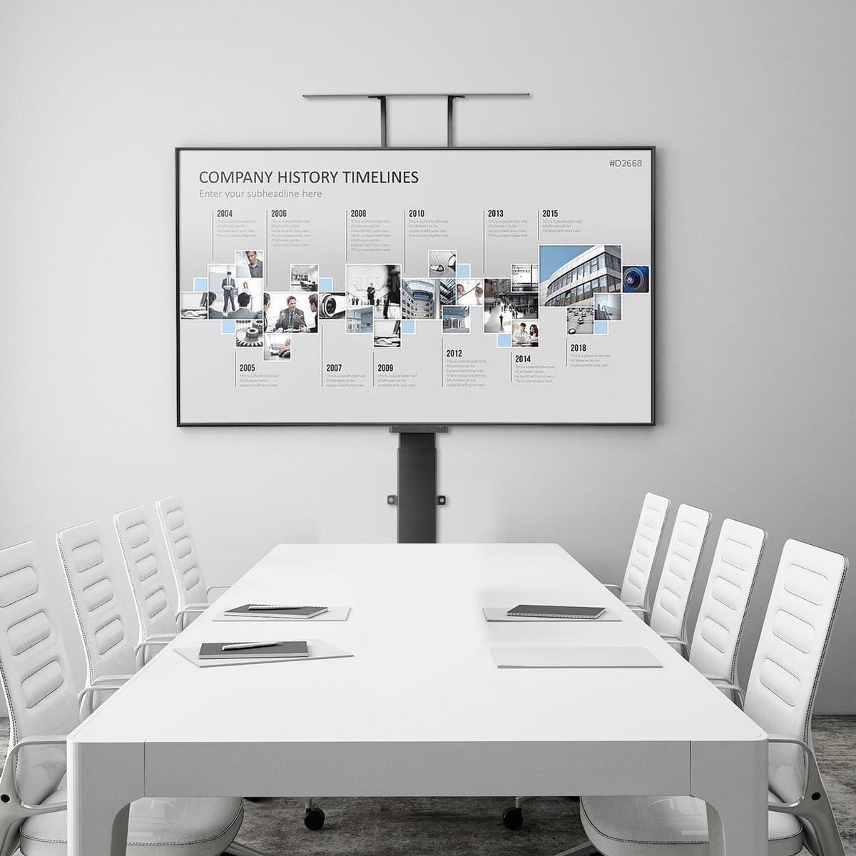 VEVOR Soporte de TV Motorizado, con Carga Máxima de 60 kg, Soporte de TV Eléctrico Vertical con Control Remoto, para Televisores de 32 a 55/32 a 50 Pulgadas, 485 x 175 x (600-1535) mm