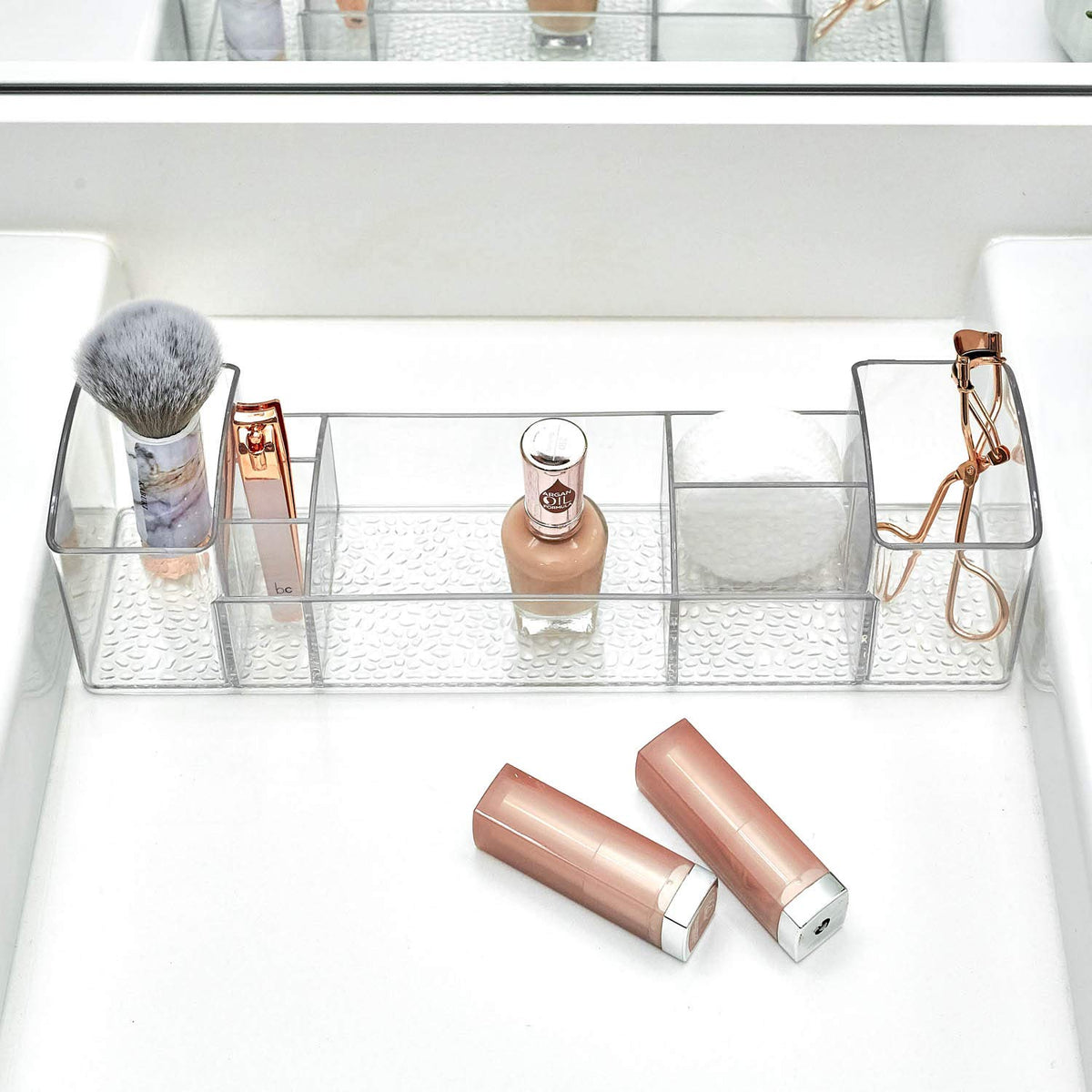 InterDesign Med+ organizador, 12" (30.48 cm), Multinivel, transparente