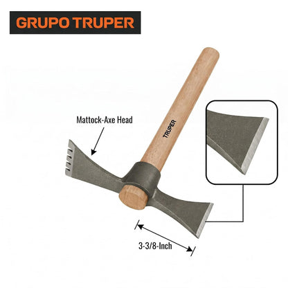 Truper MART-TH, Martelina talacho-hacha, acero al carbono