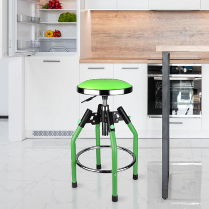 WORKPRO - Taburete de Bar de cochera, Taburete hidráulico Ajustable de Alta Resistencia, 29 a 33 86 Pulgadas, Capacidad de 350 Libras, Verde