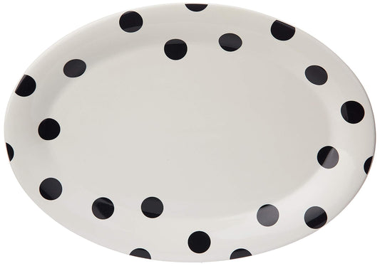 kate spade new york All in Good Taste Deco Dot Dinnerware Platter - White - 14"