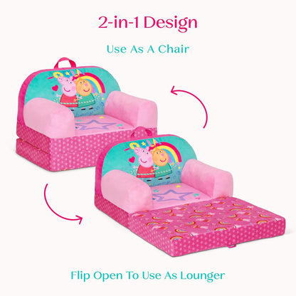 Delta Children - Silla Infantil Peppa Pig Cozee Buddy con certificación Greenguard Gold, Rosa
