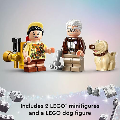 LEGO Set de Juguetes de construcción Disney y Pixar 43217 Casa de “Up”; Regalo Inspirado en la película para Fans a Partir de 9 años (598 Piezas)
