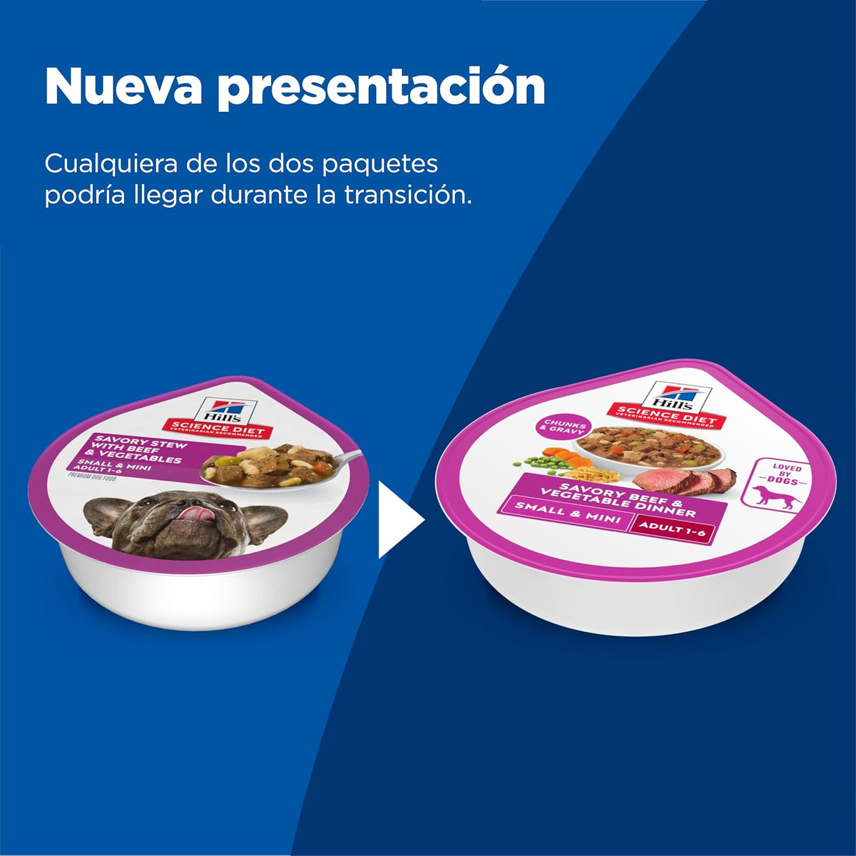 Hill's Science Diet Small & Mini Alimento Húmedo para Perro 12 Pack 99G | Alimento húmedo Hill's para perro, carne de res, razas pequeñas, digestión saludable, sistema inmunológico fuerte