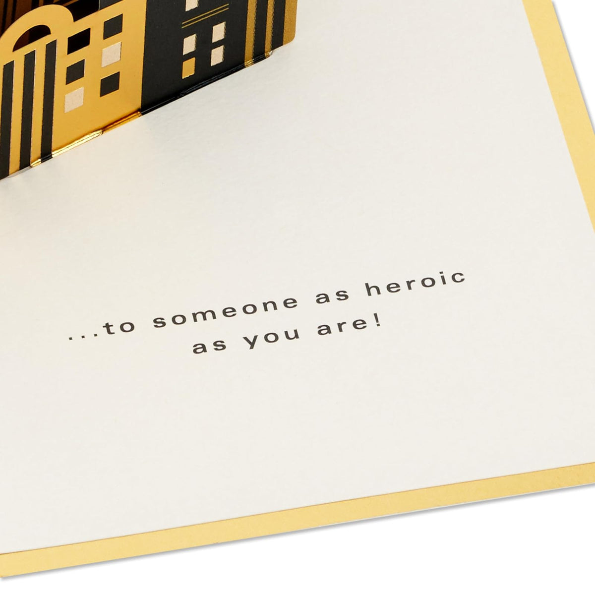 Hallmark Signature Paper Wonder Batman - Tarjeta emergente del día del padre o tarjeta de cumpleaños para él (Día épico)