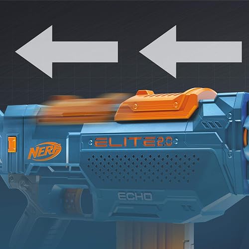 NERF Elite 2.0 Echo CS-10 Lanzador de Dardos Adaptable 24 Dardos