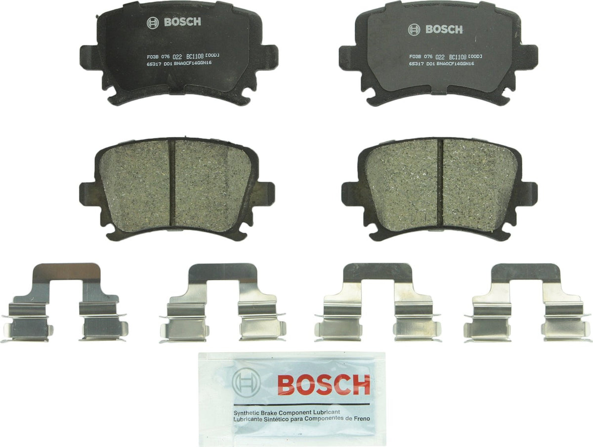 Bosch QuietCast Premium Pastillas de Freno Cerámicas - Posterior - 1108 - QuietCast Ceramic