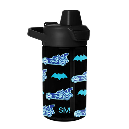 Simple Modern Summit Botella Tritan para Niños, 12 oz, Diseños con Licencia - DC Comics: Batwheels - 12 onzas