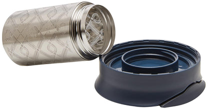 TRESSO Vaso de Viaje con Infusor para Preparar Café y Té 280 ml, Color Negro