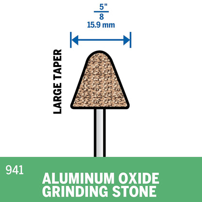 Dremel 941 Piedra de Óxido de Aluminio 5/8 Pulgadas para Materiales No Ferrosos