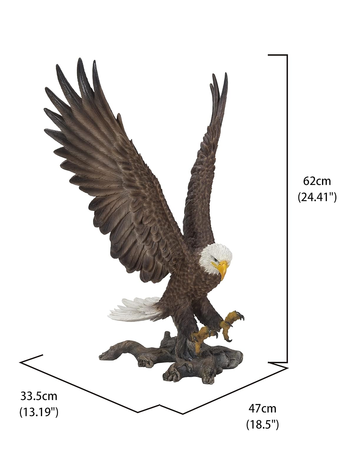 HiLine Gift Ltd. Estatua Grande de águila voladora