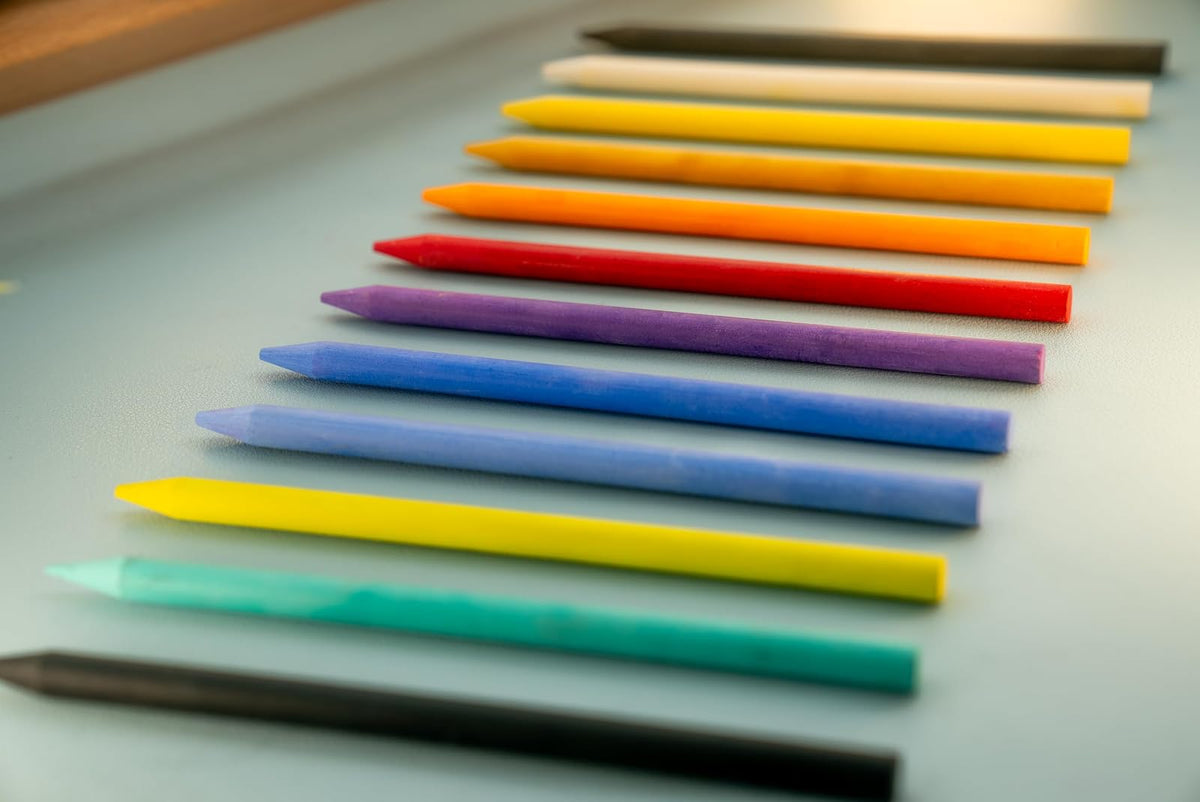 Azor Lápices Pastel 14 Piezas, Pigmentos de Alta Calidad Para Dibujo, Colores Surtidos Stafford 309.DAD700