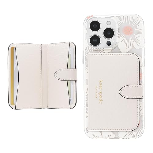 Kate Spade New York MagSafe - Portatarjetas para teléfono, Crema, Cream - Crema