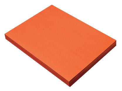 Pacon SunWorks Construction Paper, 9-Inches by 12-Inches, 100-Count, Orange (6604)