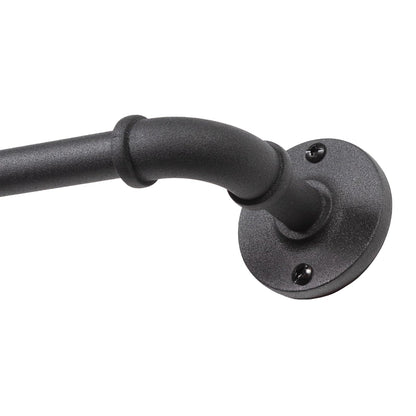 Kenney Adler - Cortinero para Ventana, Negro, 28-48", 1, 1
