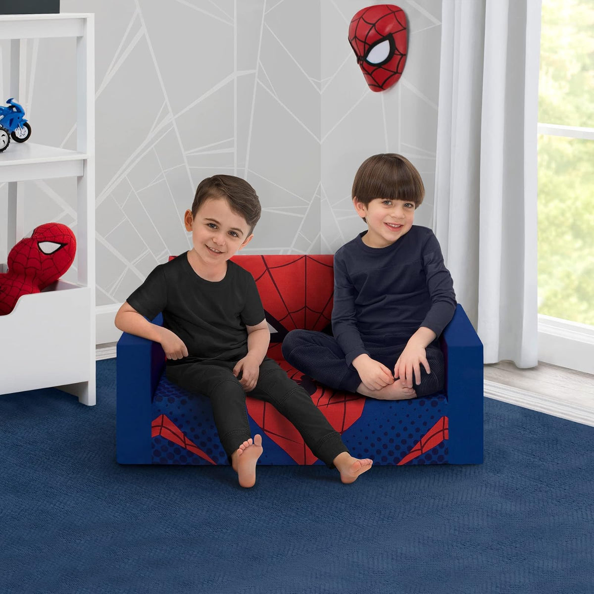 Delta Children Cozee Sofá abatible, Spider-Man