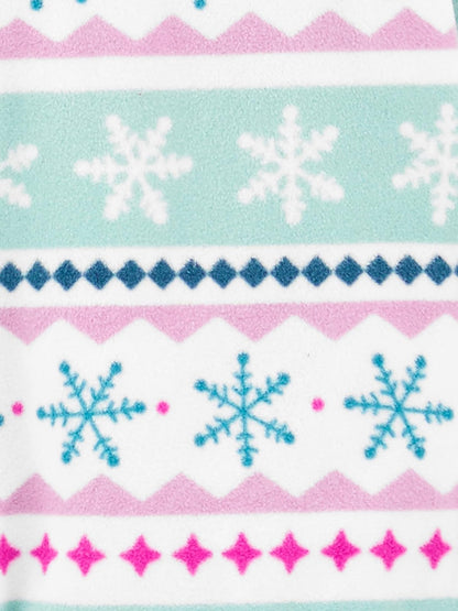 Simple Joys by Carter's Pijama de Forro Polar Resistente al Fuego para bebés, niños pequeños y niños, Paquete de 2 Conjunto de Pijama para Niñas