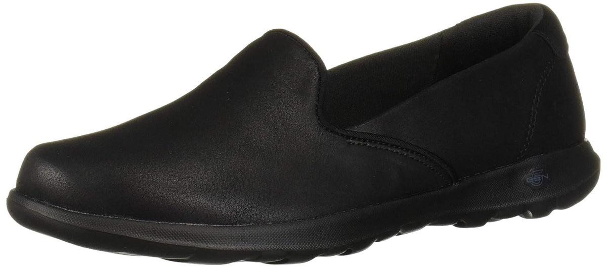 Skechers Go Walk Lite - Queenly Mocasín para Mujer | Paseo casual, amortiguación 5GEN, tapete Goga refrigerado por aire, lavable a máquina, vegano