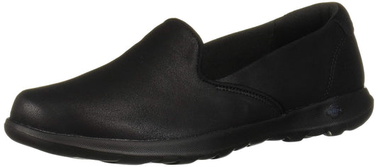 Skechers Go Walk Lite - Queenly Mocasín para Mujer | Paseo casual, amortiguación 5GEN, tapete Goga refrigerado por aire, lavable a máquina, vegano