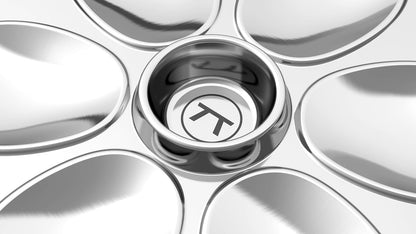Outset Bandeja para ostras, 6 ranuras y taza para condimentos