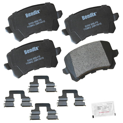 Bendix Priority1 Pastillas de Freno Traseras de Cerámica - CFM1108K2