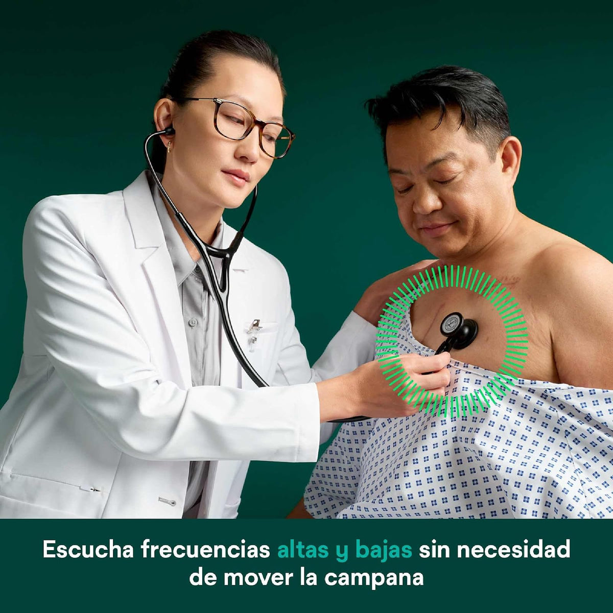 3M Littmann Estetoscopio Classic III, Manguera Color Ciruela, Acabado Espejo, 69 cm (Modelo 5960)