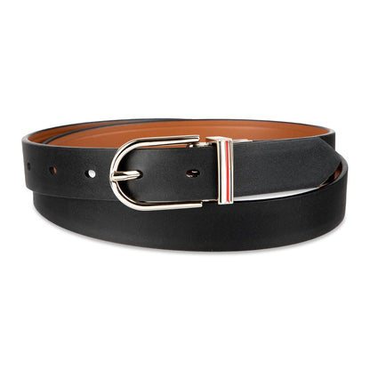 Tommy Hilfiger Two-in-one Reversible Slim Width Dress Casual Leather Belt for Jeans, Trousers and Dresses Cinturón Mujer