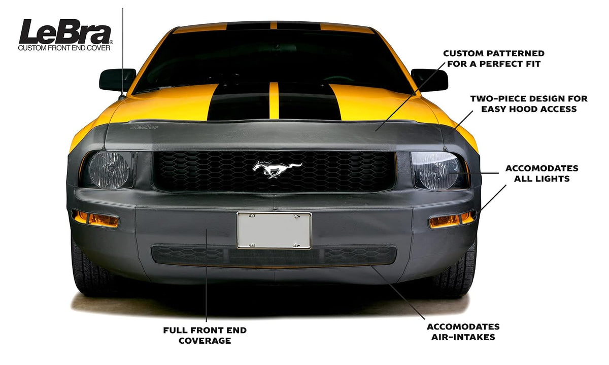 Lebra 551043 - 01 covercraft Custom Fit extremo frontal para Dodge Charger - (vinilo, negro)