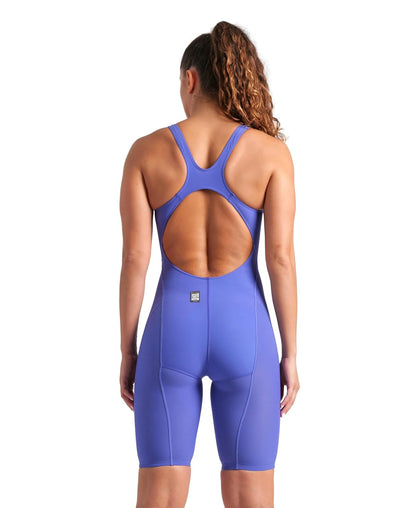 Arena Arena Women's Powerskin Impulso Kneeskin Swim Racing Suit Open Back Short Leg Traje de baño de una Sola Pieza Mujer