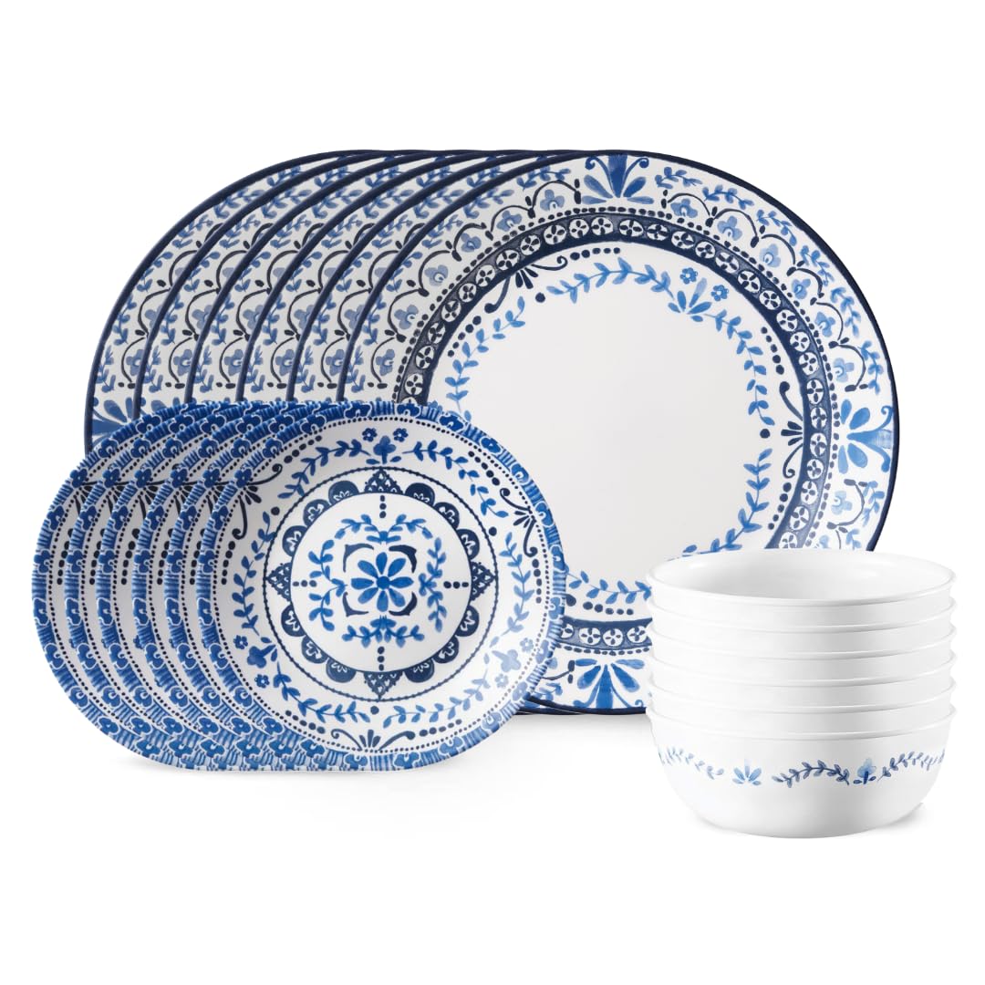 Corelle 1135397 Style - Vajilla (18 piezas)