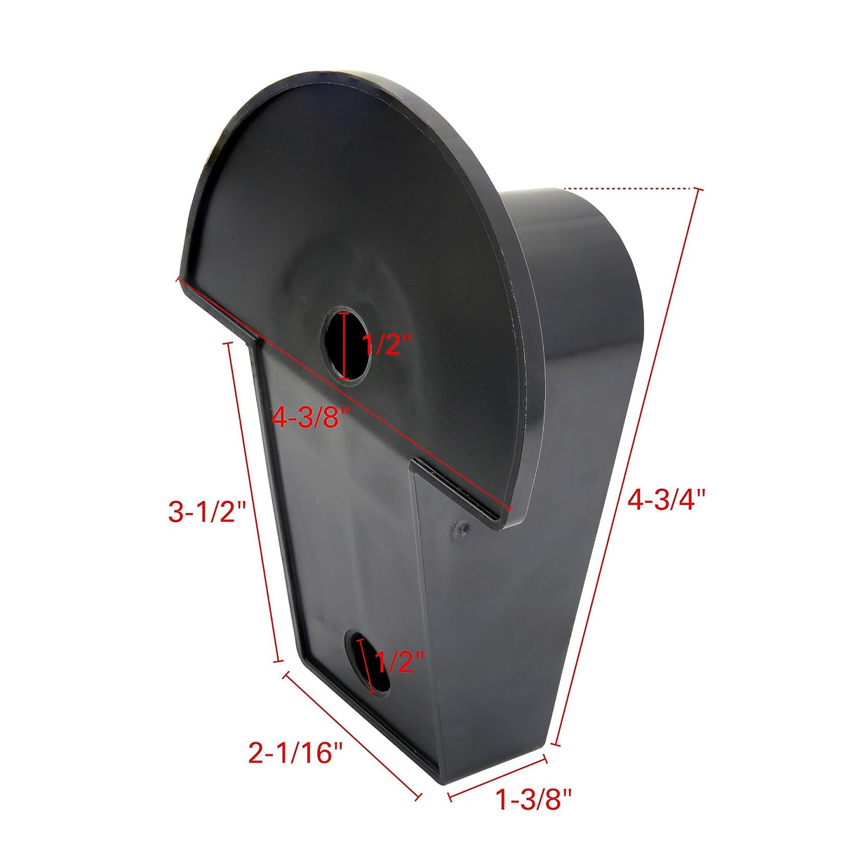Extreme Max Percha Minimalista de Pared para Casco 5001.5811, Negro, 2 Unidades