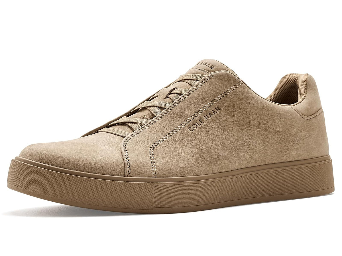 Cole Haan Grandpro Luxe Tenis sin Cordones para Hombre - 32.0 cm - Dark Latte Nubuck - Navy Blazer - Ivory