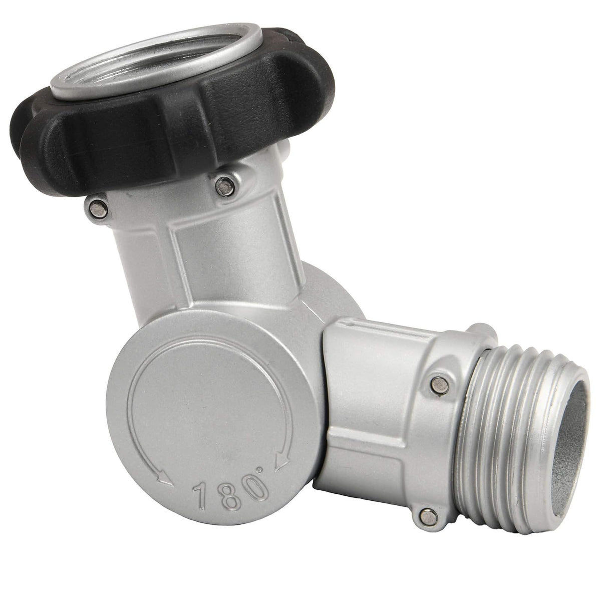 Eden 20051 - Conector Giratorio de Metal Ajustable de 180° y 360°