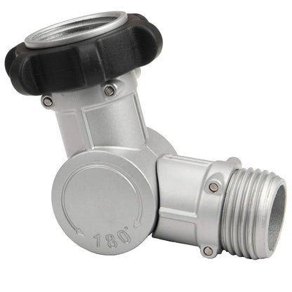 Eden 20051 - Conector Giratorio de Metal Ajustable de 180° y 360°