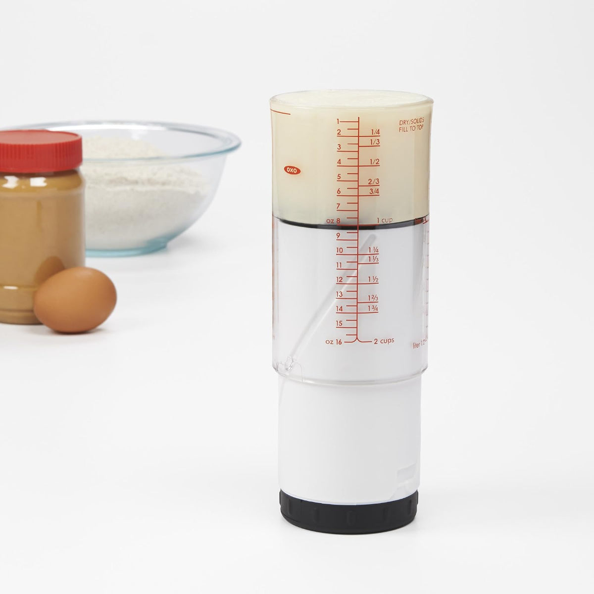 OXO Good Grips Taza de Medidas para Alimentos Pegajosos, 2 tazas