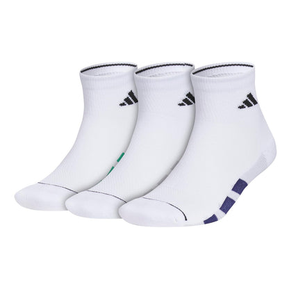 adidas All Day Training Quarter Socks Sports Performance Above the Ankle Height With Targeted Cushioning for Running (3-pair) Calcetín de cuarto Hombre