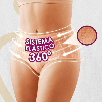 Depend Ropa Interior para Incontinencia Mujer Talla Grande 28 Piezas Máxima Absorción