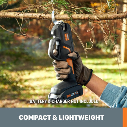Worx WG330.9 - Tijera de podar Worx NITRO de 20 V con potencia compartida (solo herramienta)