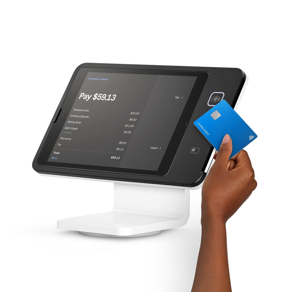 Square POS - Soporte para iPad (2ª generación, Conector Lightning)