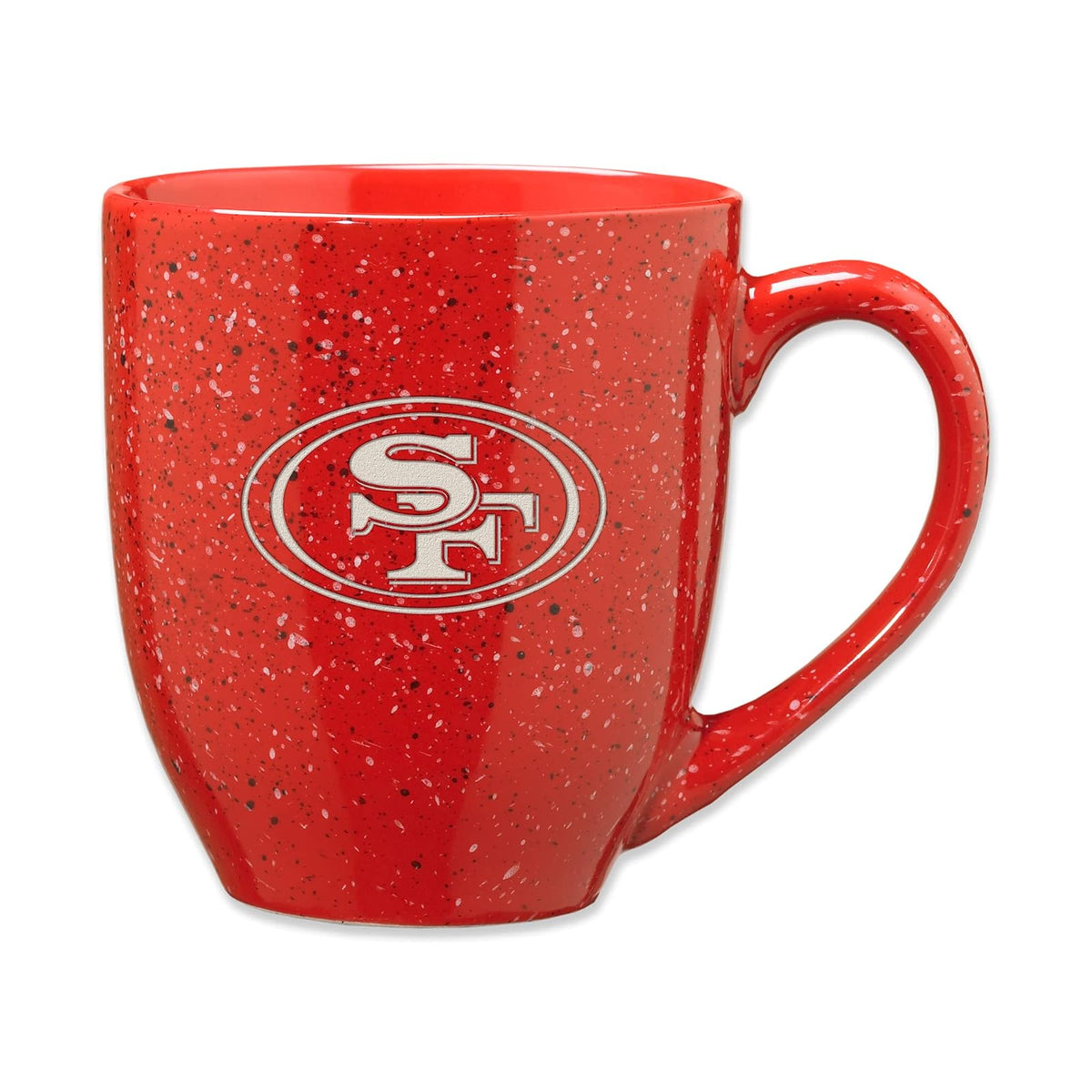 Rico Industries Taza de Cerámica NFL Grabada con Láser 16 oz - San Francisco 49ers Rojo