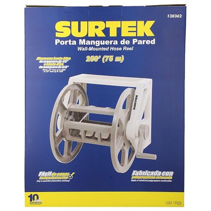 Surtek 130362 Porta Manguera de Pared, 75 m