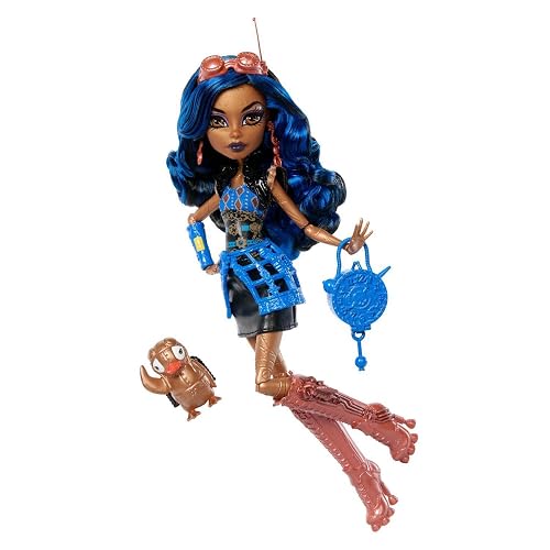 Monster High Skullector Muñeca de Colección Robecca 6+ Años | Línea Creeproduction; figura articulada de estilo retro