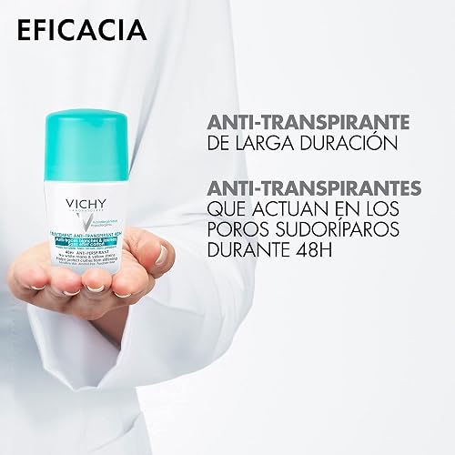 VICHY Desodorante Anti-transpirante y Anti-manchas Roll-On 48H Vichy Deos 50ml