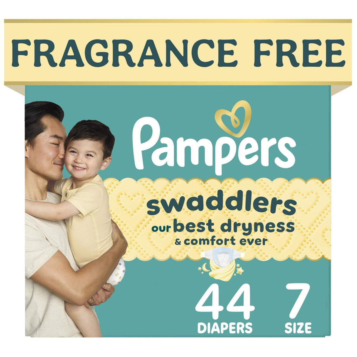 Pampers Swaddlers Pañal Desechable para Bebé - Pampers Swaddlers - Talla 7 (44 Unidad)
