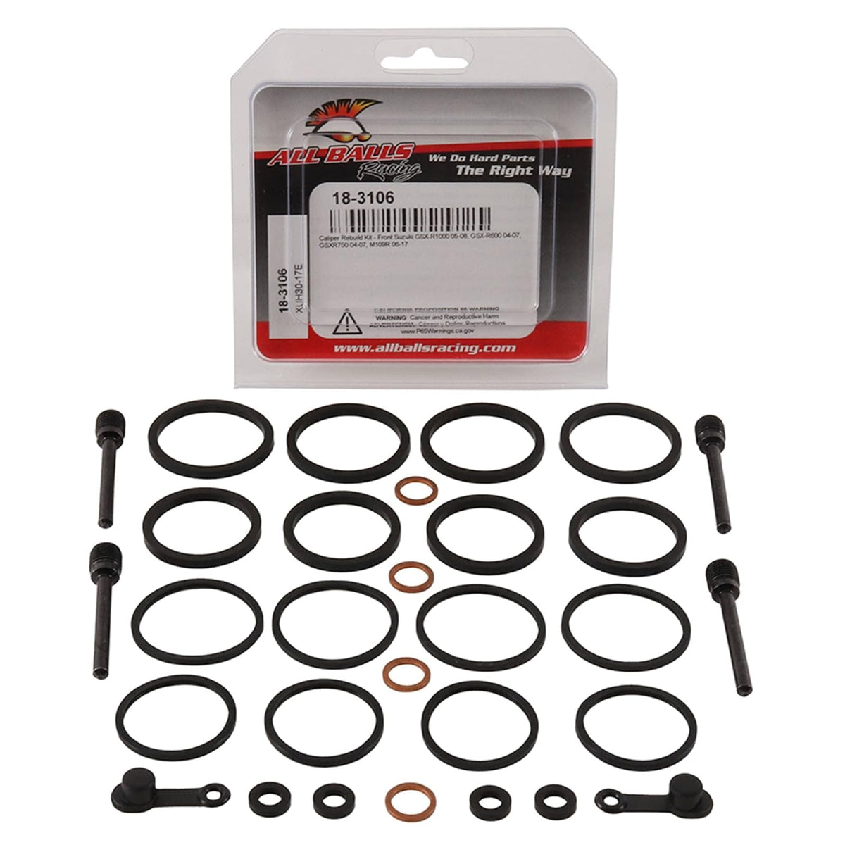 All Balls 18-3106 Kit de Reconstrucción de Pinza Delantera para Suzuki M109R 2017