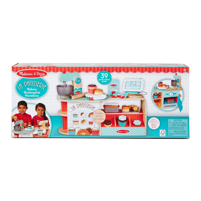 Melissa & Doug Panadería La Patisserie, Juguete de Madera (39 Piezas) - Certificados FSC