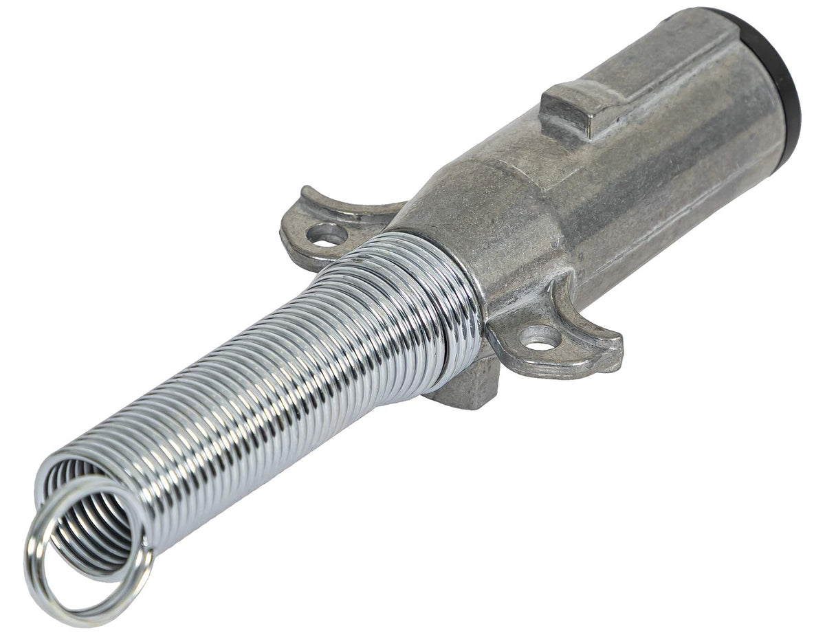Buyers Products - Conector de Remolque de Zinc Fundido a presión de 2 vías, Lado del Remolque, pasadores horizontales con Resorte, TC2002, Silver