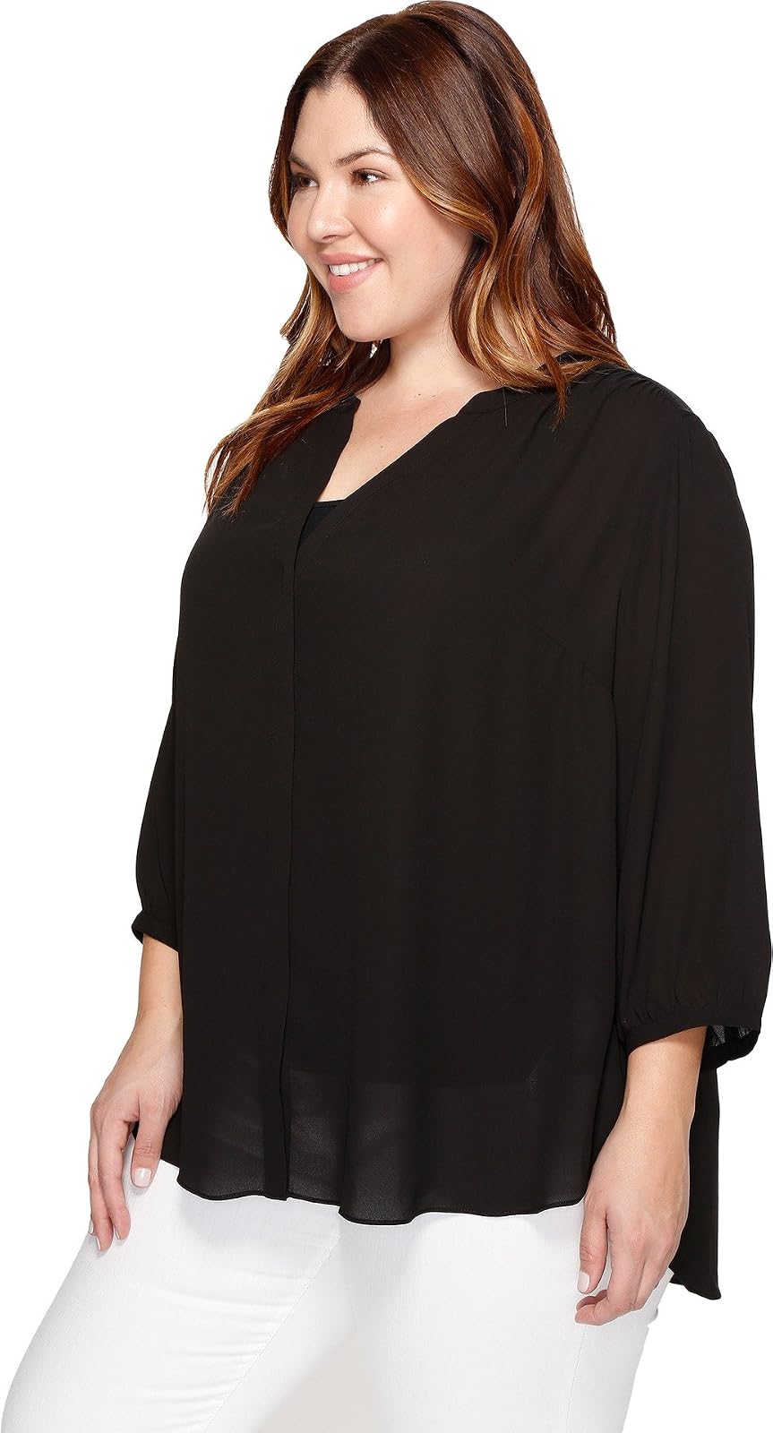 NYDJ - Blusa Pintuck para Mujer, Talla Grande